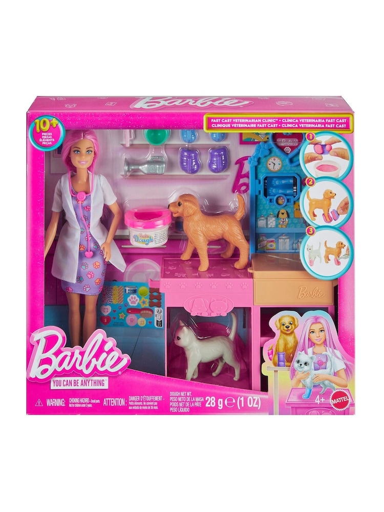Mattel Games Barbie Fast Cast Pet Vet Clinic - Image 1 of 6 Mattel Games Barbie Fast Cast Pet Vet Clinic - Image 1 of 6