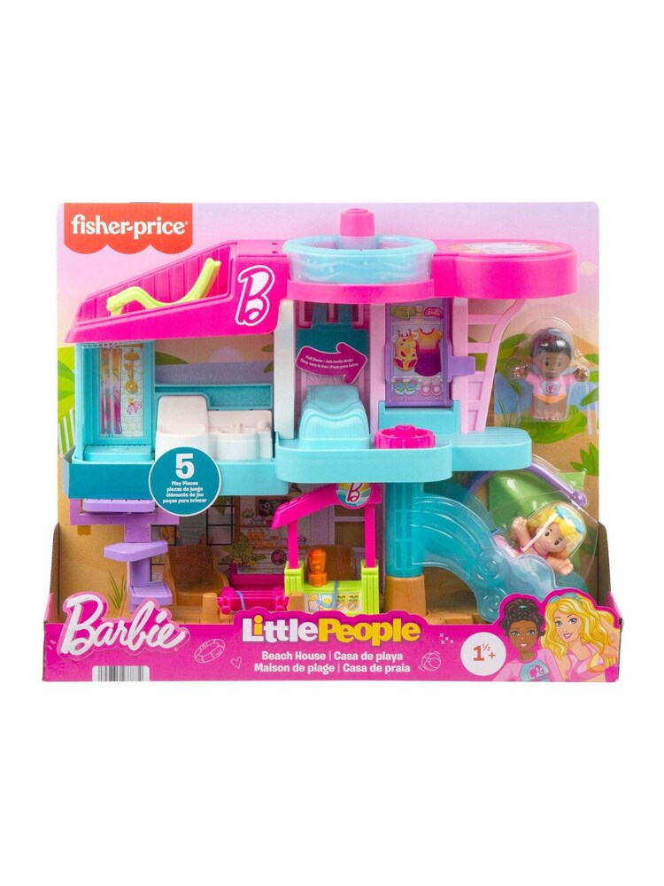 Mattel Games Fisher Price Little People Barbie Beach House - Image 1 of 3 Mattel Games Fisher Price Little People Barbie Beach House - Image 1 of 3