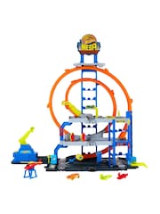 Mattel Games Hot Wheels City Mega Loop Garage - Image 1 of 7