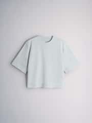 Pastel Blue/Green/Yellow Pink - The Set מארז של 4 חולצות טי עבות עם שרוולים קצרים - תמונה 4 מתוך 7