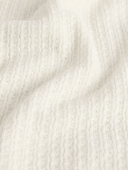 The Set 2 Pack Textured Top and Trouser Co-Ord Cream - Image 6 of 6