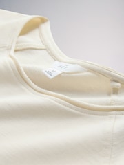 The Set 3 Pack Pastels Loopback Raglan T-Shirts Pale Pink/Yellow/Grey Marl - Image 8 of 9