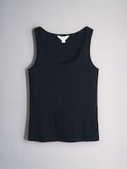 The Set 3 Pack Vest and Woven Shorts Pyjama Sets Navy Blue/White/Blue - Image 2 of 9