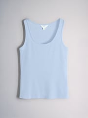 The Set 3 Pack Vest and Woven Shorts Pyjama Sets Navy Blue/White/Blue - Image 4 of 9