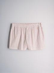 The Set 3 Pack Vest and Woven Shorts Pyjama Sets Navy Blue/White/Blue - Image 7 of 9