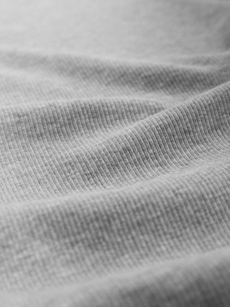 The Set 3 Pack Ribbed Midi Dresses Navy Blue/Grey Stripe/Grey Marl - Image 2 of 3