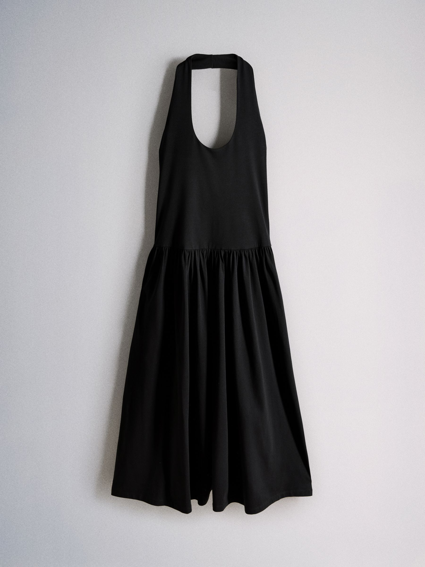 ワンピース Cotton Jersey Halter Neck Dress - black Buy The Set 2 Pack Halter Neck Jersey Maxi Dresses Black/Neutral