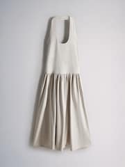 The Set 2 Pack Halter Neck Jersey Maxi Dresses Black/Neutral - Image 7 of 10