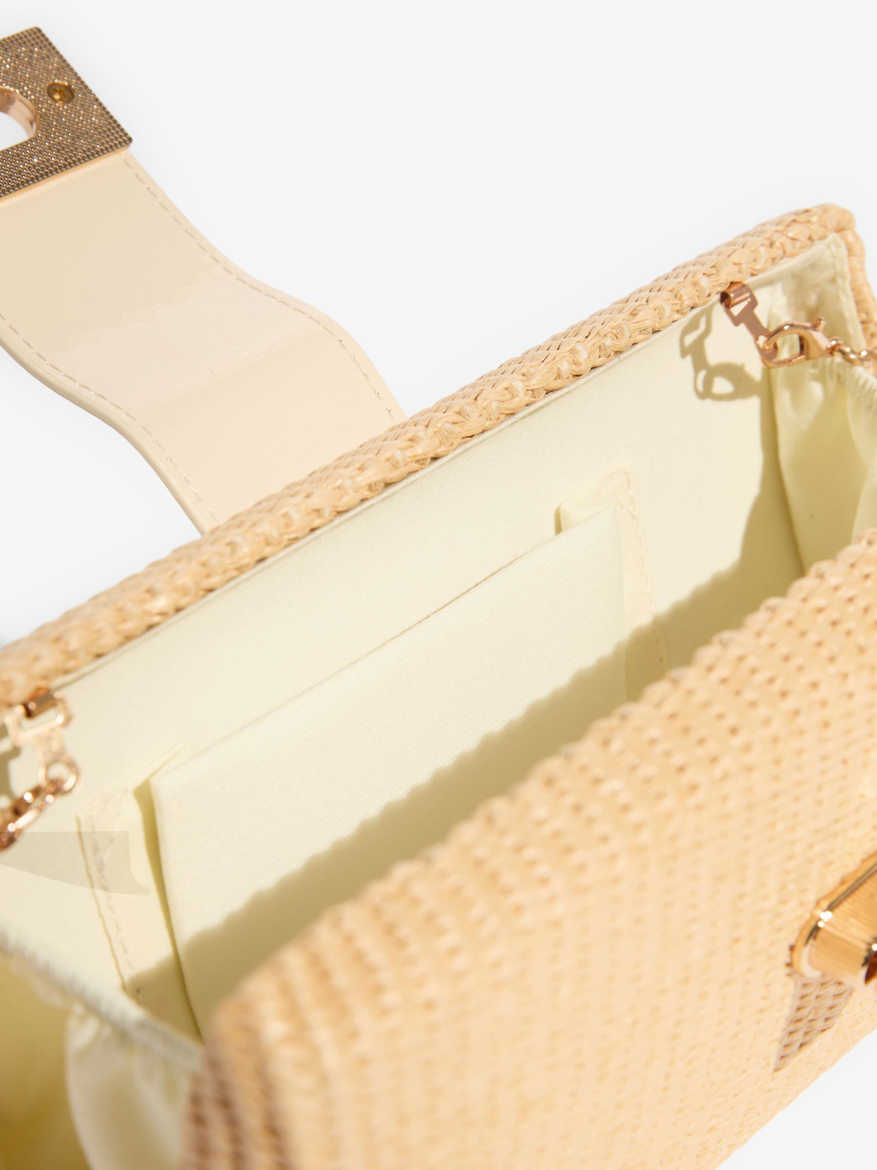 Buy Lipsy Natural Raffia Effect Clutch Bag from Next USA