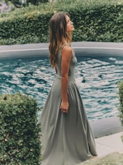 The Set 2 Pack Jersey Maxi Dress Navy Blue/Light Khaki Green - Image 3 of 6