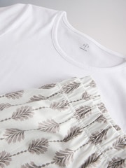 The Set 3 Pack T-Shirt and Short Jersey Pyjama Sets Blue/Grey/White/Spot/Stripe - Image 9 of 9