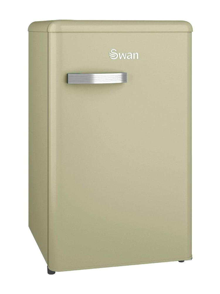 Swan Green Retro Under Counter Fridge - Image 1 of 8