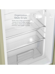 Swan Green Retro Under Counter Fridge - Image 4 of 8