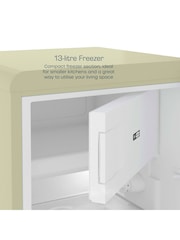 Swan Green Retro Under Counter Fridge - Image 5 of 8