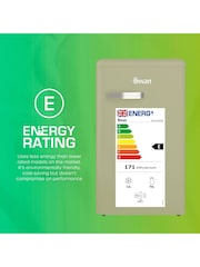 Swan Green Retro Under Counter Fridge - Image 6 of 8