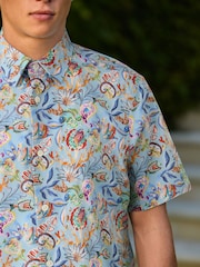 Multicolour Fish - Signature Liberty Short Sleeve Shirt - Εικόνα 3 από 5