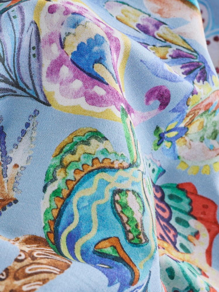 Multicolour Fish Regular Fit Signature Texta Short Sleeve Shirt - Image 8 of 8