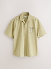 Beige The Beach Boys Print Short Sleeve Shirt - Image 2 of 5