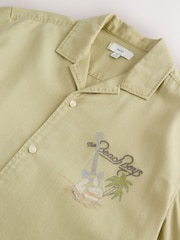 Beige The Beach Boys Print Short Sleeve Shirt - Image 3 of 5