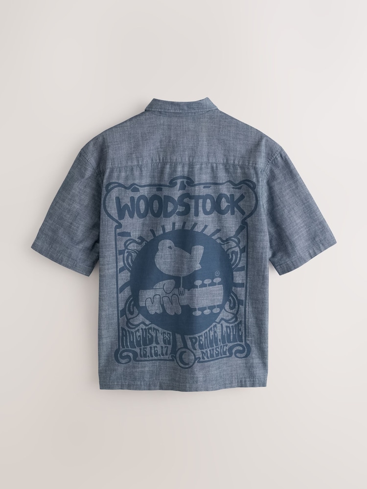 Blue Woodstock Denim Long Sleeve Shirt - Image 2 of 4