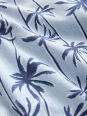 palmeira azul - Camisa de manga curta estampada - Imagem 6 de 7