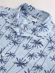 palmeira azul - Camisa de manga curta estampada - Imagem 7 de 7