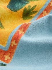 Blue Scene Back Print Short Sleeve Shirts - Image 8 of 9