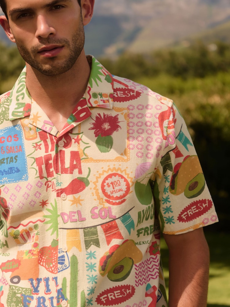 マルチ - プリント半袖シャツ - 画像 1 / 7