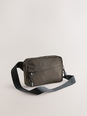 Brown Ripstop Crossbody Bag - Image 3 of 7