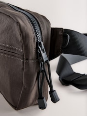 Brown Ripstop Crossbody Bag - Image 5 of 7