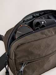 Brown Ripstop Crossbody Bag - Image 7 of 7