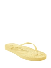 Sleepers Yellow Slim Round Flip Flops - Image 2 of 3