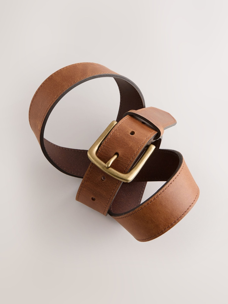 Brown Siganature Casual Belt Made In Spain - Image 2 of 3 Brown Siganature Casual Belt Made In Spain - Image 2 of 3