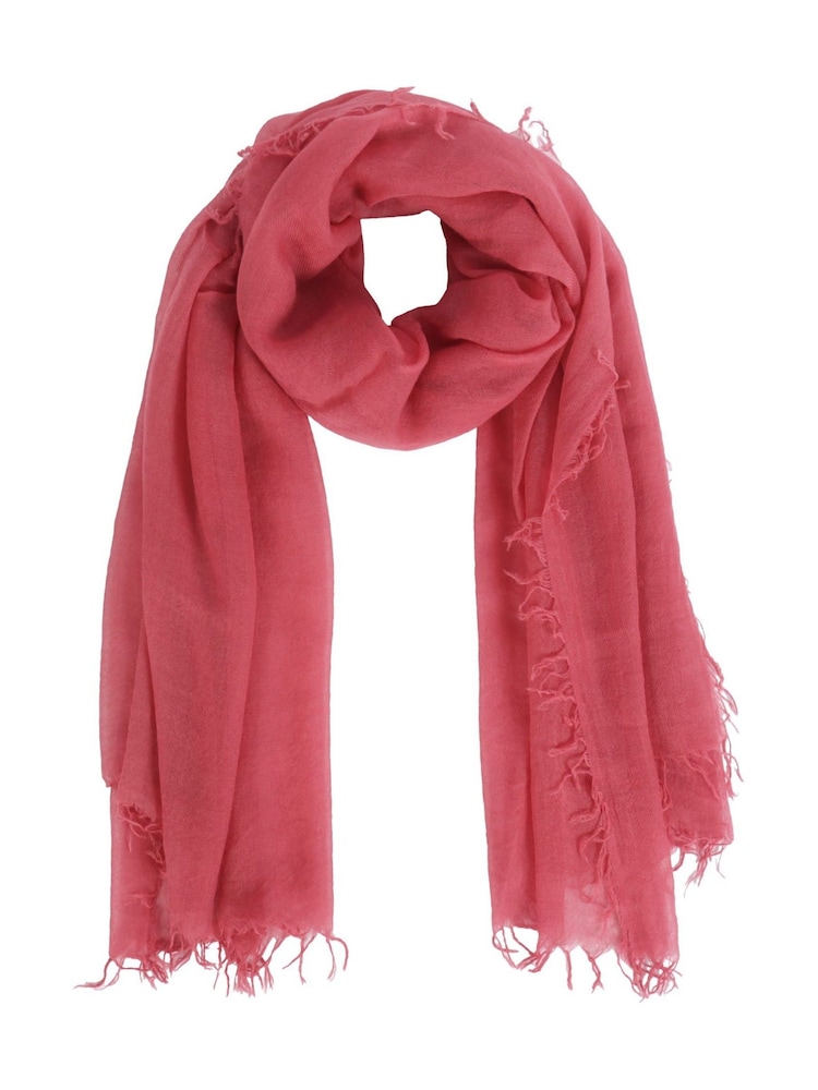 Pure Collection Ultrafine Cashmere Lightweight Fringed Scarf - Image 1 of 1 Pure Collection Ultrafine Cashmere Lightweight Fringed Scarf - Image 1 of 1