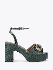 Kurt Geiger London Green Greenwich Platform Sandals - Image 1 of 4
