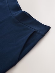 Azul marino - Pantalones de pernera ancha de punto (3-16 años) - Imagen 8 de 9