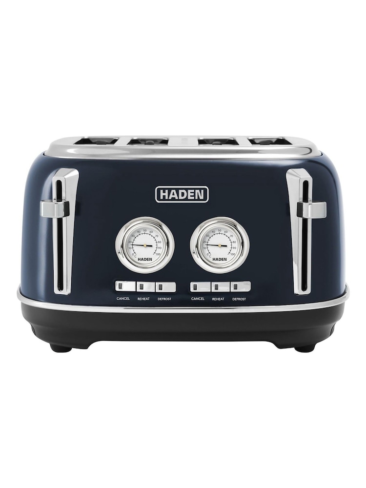 Haden Steel Blue Jersey 4 Slice Toaster - Image 2 of 6
