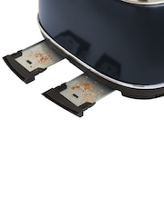 Haden Steel Blue Jersey 4 Slice Toaster - Image 4 of 6