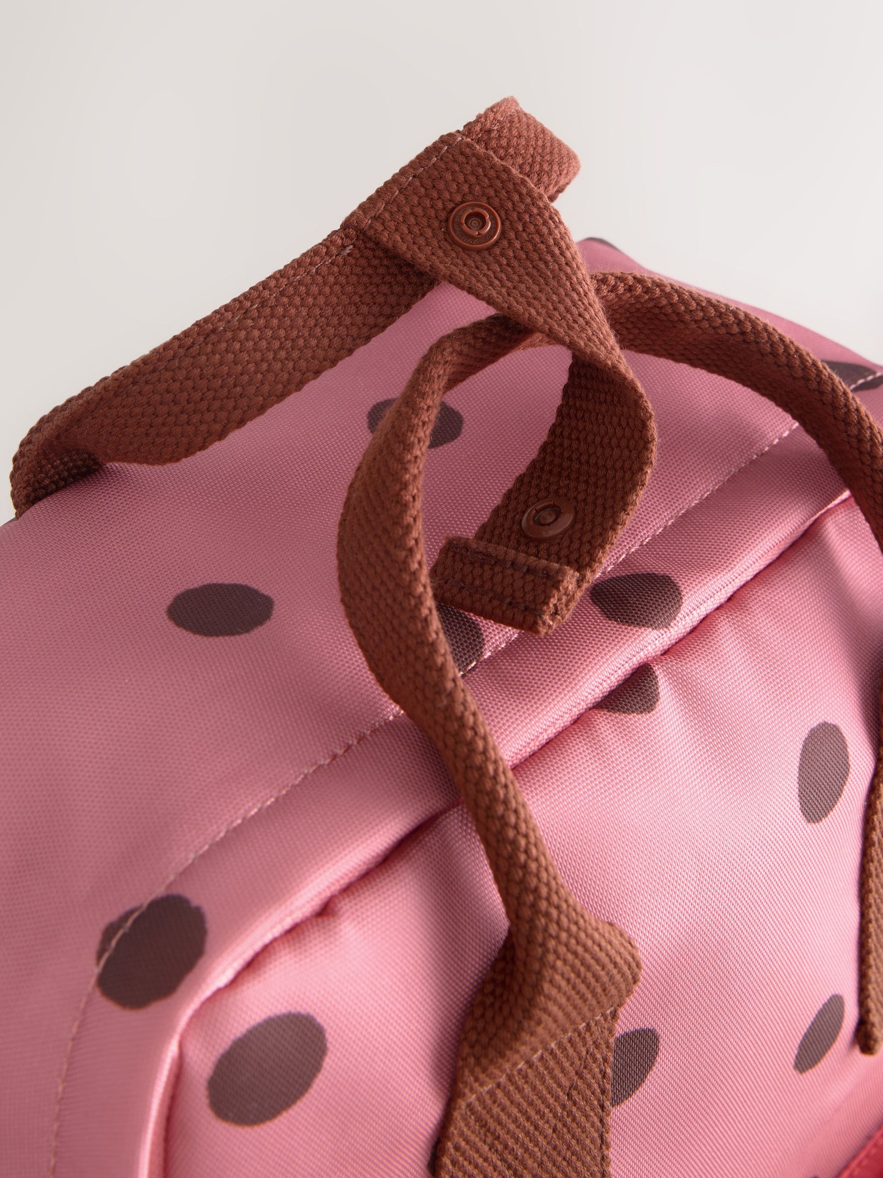 Buy Pink/Chocolate Dot Backpack from Next USA