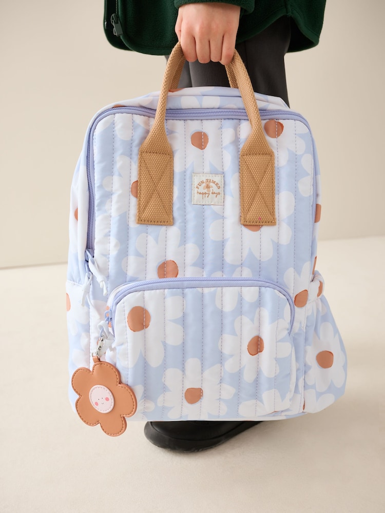 Blue Daisy Backpack - Image 1 of 9