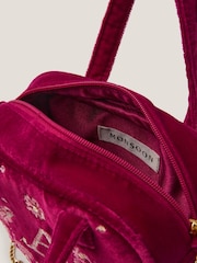 Monsoon Red Embroidered Initial Heart Bag E - Image 3 of 4