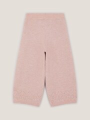 Monsoon Pink High Waist Cable Knit Trousers - Image 2 of 3