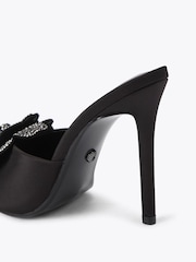 Carvela Black Fiore Mule Sandals - Image 3 of 4