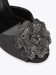 Carvela Black Fiore Mule Sandals - Image 4 of 4