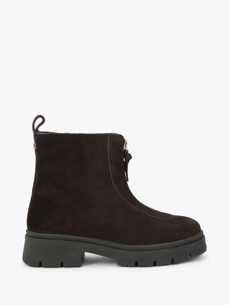 Carvela Brown Malfa Zip Ankle Boots - Image 1 of 4