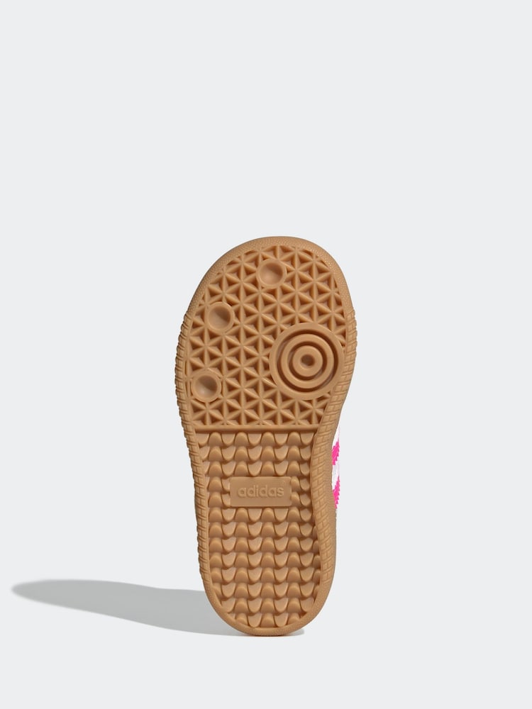 Buy adidas Originals White/Pink Samba OG Comfort Closure Elastic Lace  Trainers from Next USA