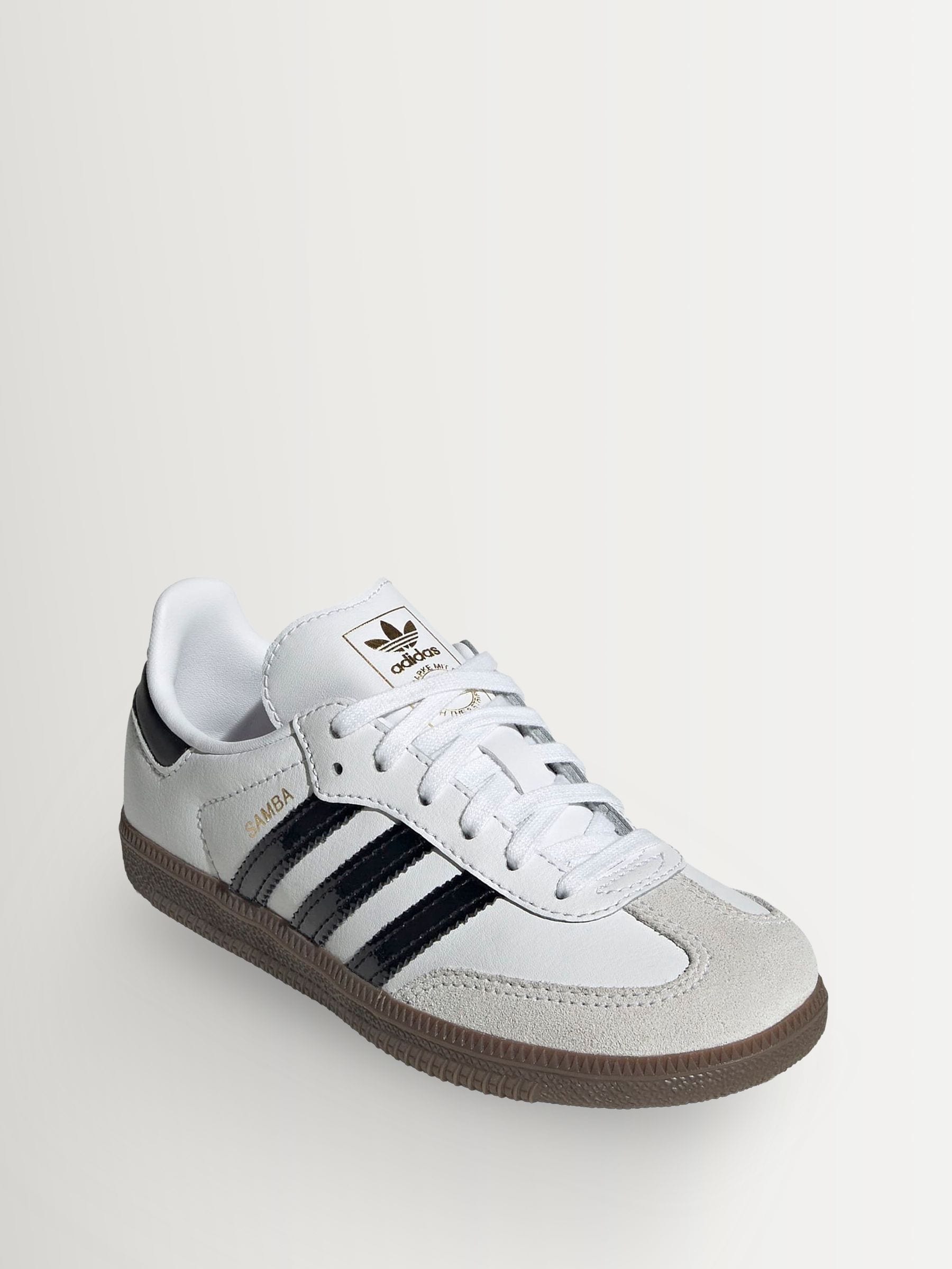 Buy adidas Originals White/Black Samba OG Kids Trainers from Next
