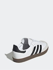 adidas Originals White/Black Samba OG Kids Trainers - Image 2 of 9