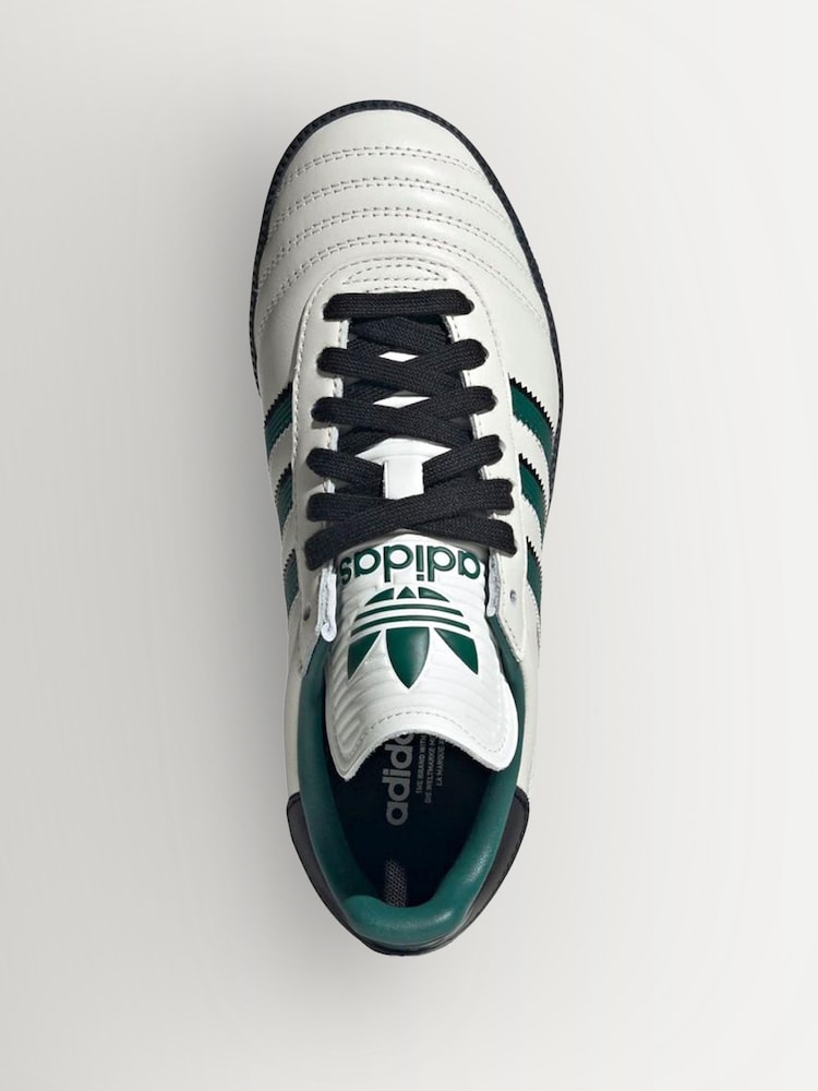 adidas Originals Sneakers 'Samba' Boy White Logo Print Size 4,5 adidas Originals Sneakers 'Samba' Boy White Logo Print Size 4,5