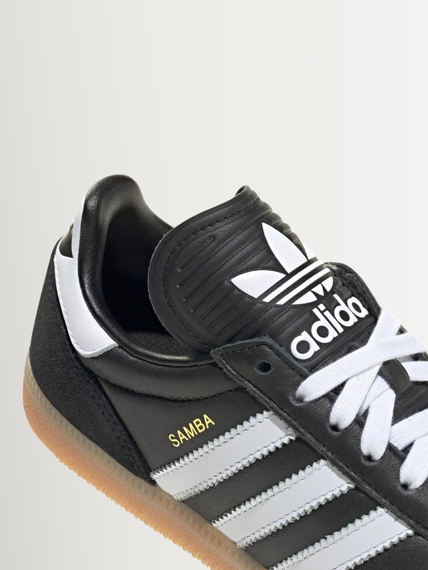 Buy adidas Originals Black/White Samba JP Junior Trainers from the